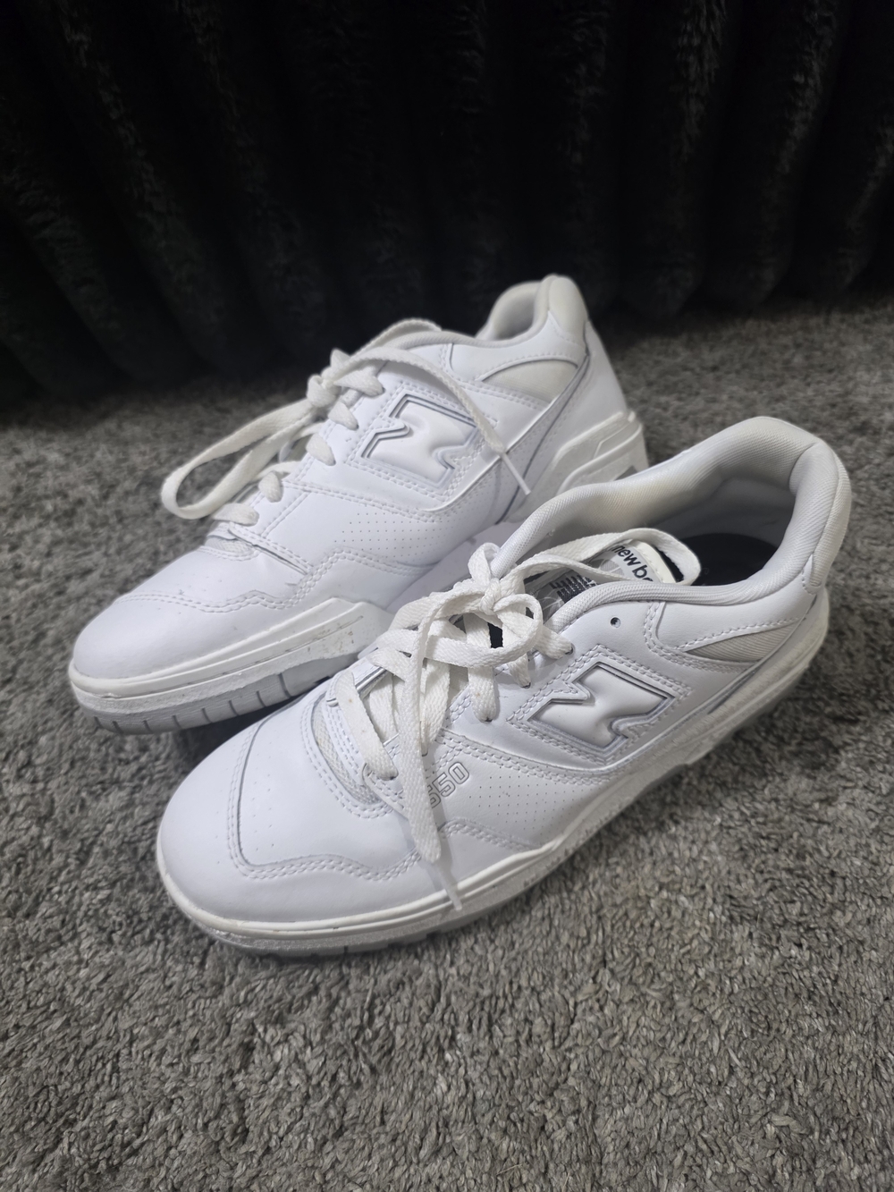 New Balance Men’s 550 Classic Leather Sneakers - White